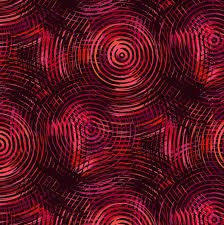 108" Quilt Back - Henry Glass: Circle Play - Black & Red Ombre Circles - 8700-88
