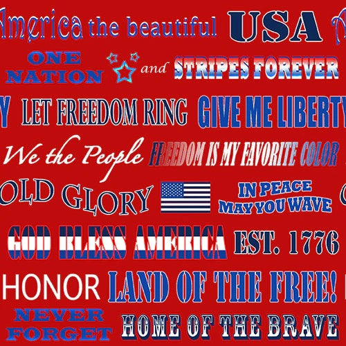 Henry Glass: American Trucker -  Patriotic Words - 9480-88