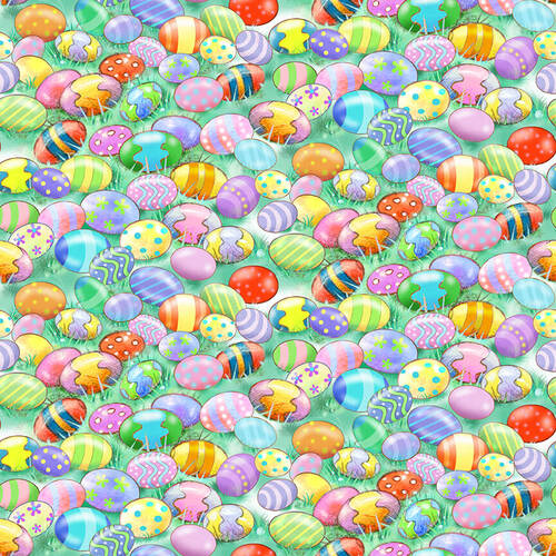 Henry Glass: Bunny Tails - Easter Eggs - 9763-66