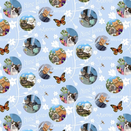 Henry Glass: Kittens Garden - Kittens in Circles - 9993-11