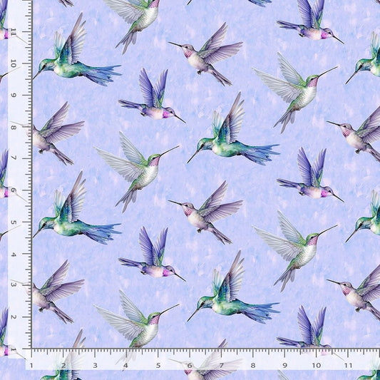 Timeless Treasures: Garden Delight - Flying Hummingbirds - CD3507