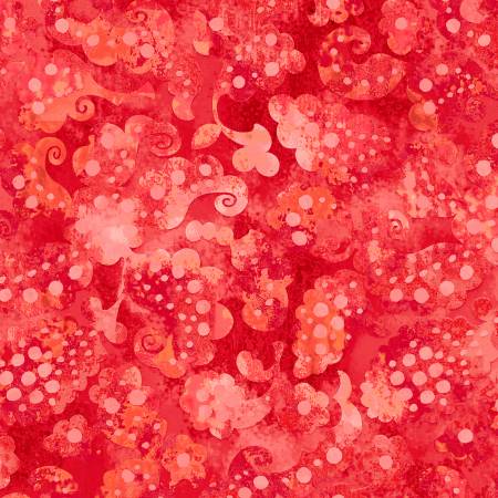 108" Quilt Back - P&B Textiles - Day Dreams - Red - DADR-4358-R