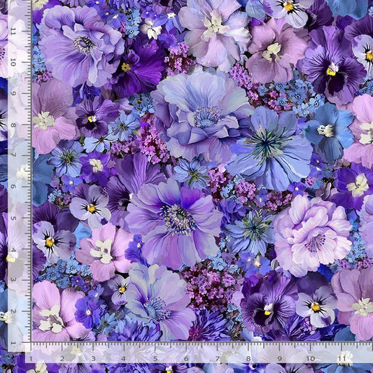Timeless Treasures: Garden Delight - Packed Floral - CD3502