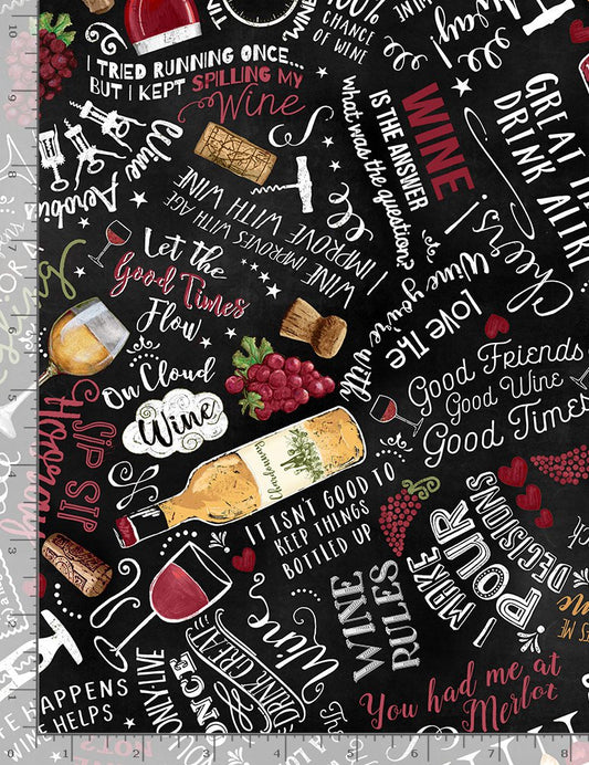 Timeless Treasures: Uncork and Unwind - Wine Cellar Text - C1092