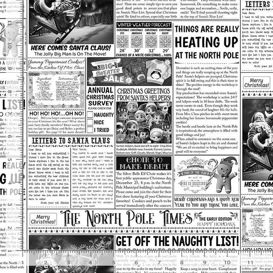 Timeless Treasures: Holiday Favorites - North Pole Newspaper - CD3611