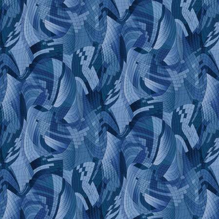 108" Quilt Back - P&B Textiles - Matrix - MATR-4830-DB