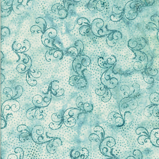 Batiks - Hoffman: Into the Mist - Snow Flurries - Iceberg - MR23-698