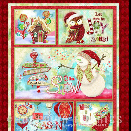 Hoffman: Oh Snow! - Panel - N4262-71-LIME