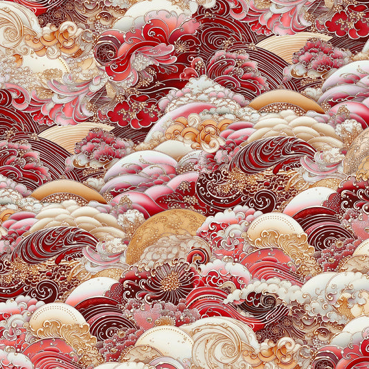108" Quilt Back - P&B Textiles - Waves in Motion - NAMI-05657-R