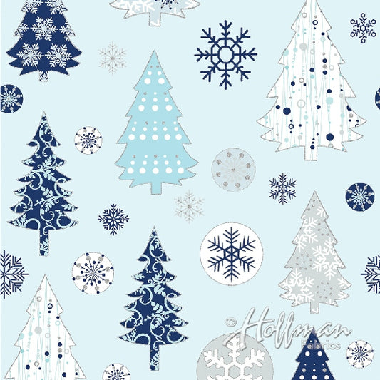 Hoffman:  Oh What Fun - Sky Blue - P4350-16S