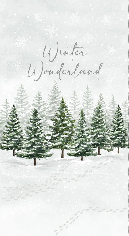 Timeless Treasures: Winter Wonderland - Panel - CD3691 - Katie Hennagir