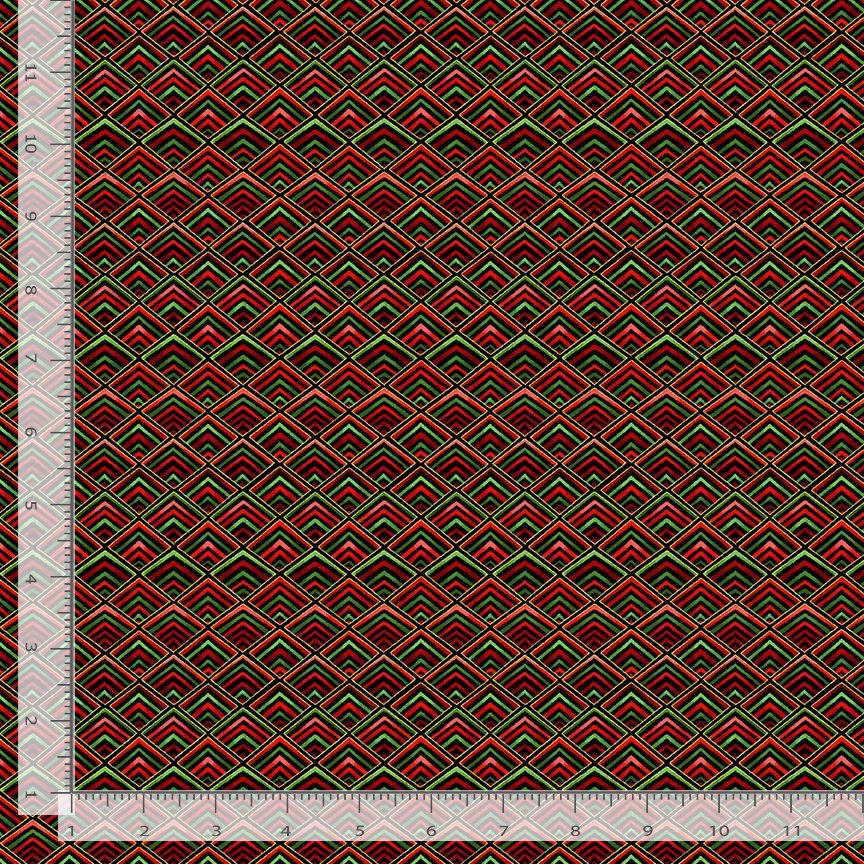 Timeless Treasures:  - Winter Rose - Diamond Geo - CM8671