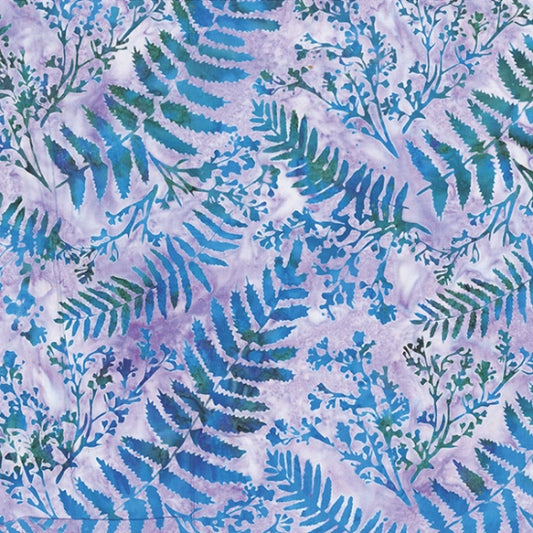 Batiks - Hoffman:  Bali Batiks - Fern and Twigs -Copacabana - S2313-509