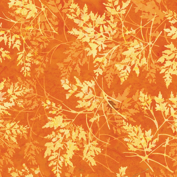 Batiks - Hoffman: Bali Batiks - Grass - Squash - S2354-460