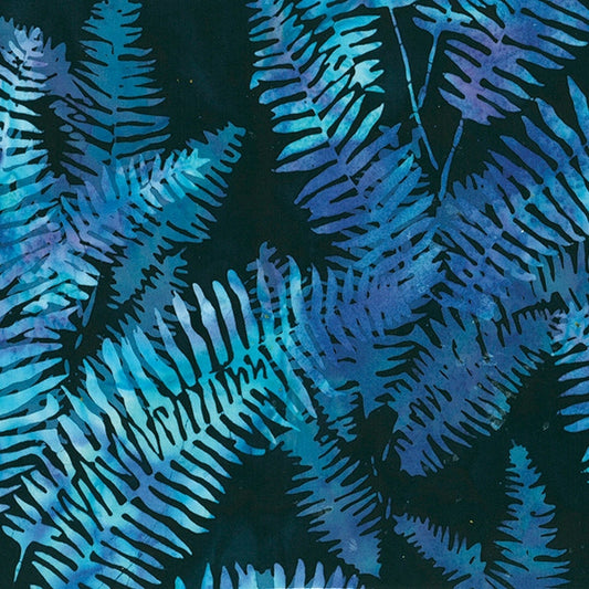 Batiks - Hoffman: Bali Batiks - Ferns - Galaxy - S2373-585