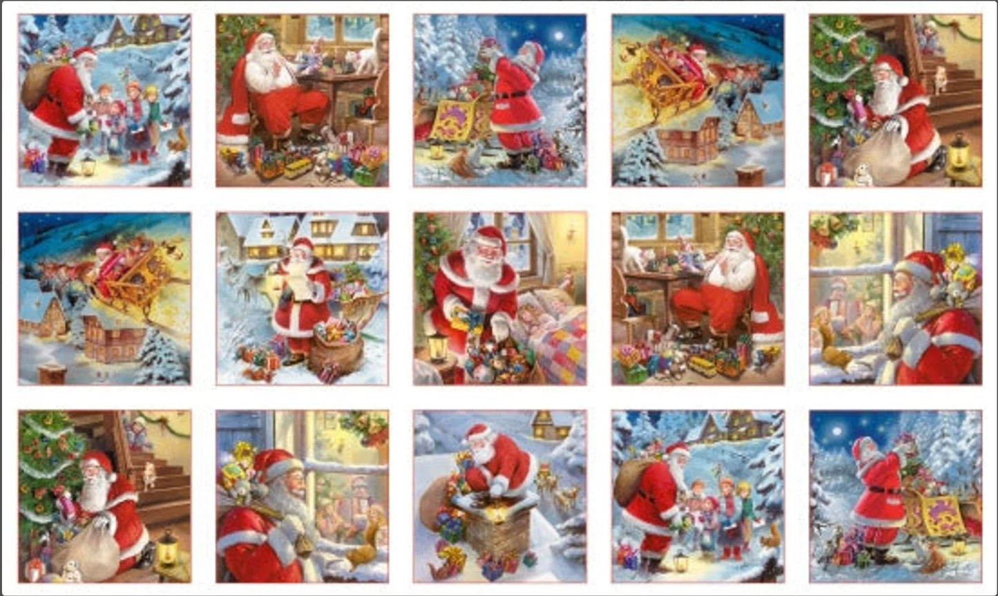 Elizabeth Studios: Santa Claus is Coming - Santa - Panel - 26001-White