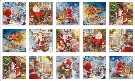 Elizabeth Studios: Santa Claus is Coming - Santa - Panel - 26001-White