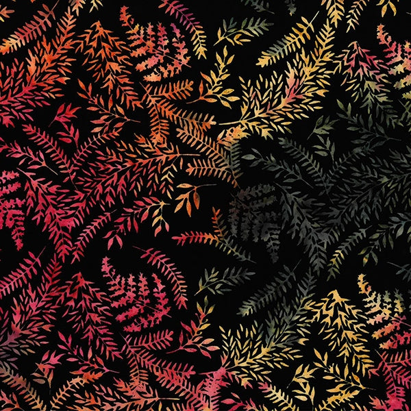 Batiks - Hoffman: Bali Batiks - Leaves - Tropical - T2378-713