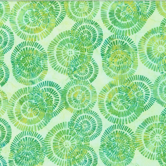 Batiks - Hoffman: Bali Batiks - Burst Shamrock - T2405-710