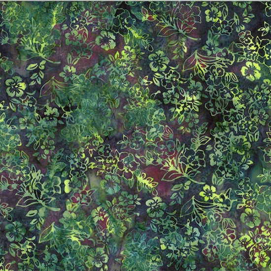 Hoffman: Batiks - Cherry Blossom - Frog - T2406-303