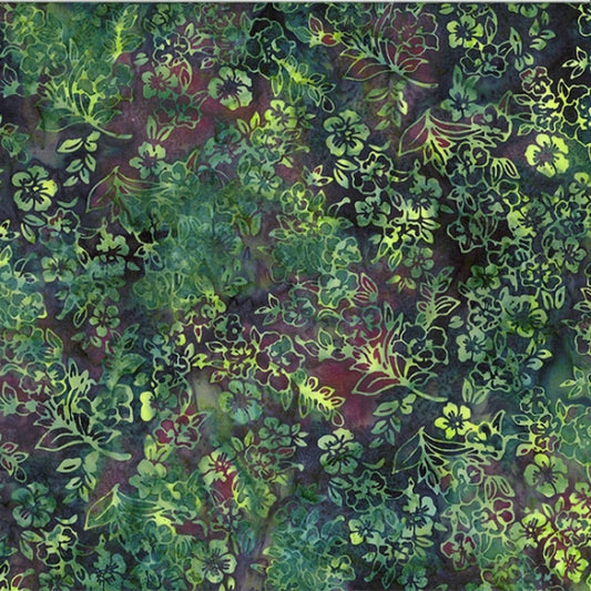 Hoffman: Batiks - Cherry Blossom - Frog - T2406-303