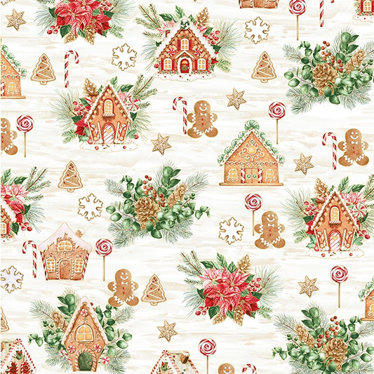 Hoffman: Gingerbread Lane - Gingerbread Houses - T4849-20G