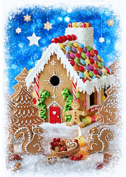 Hoffman: Call of the Wild - Pepermint Lane - Gingerbread House - T4871-182 - Panel
