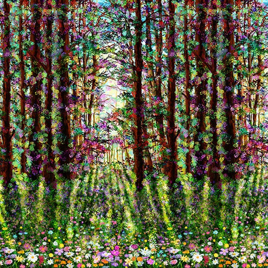 Hoffman: Into the Meadow  -  Forest - T4924-44 - Panel