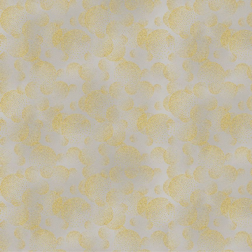 Timeless Treasures:  - Majestic - Dotted Circle Textures - CM8816-Grey
