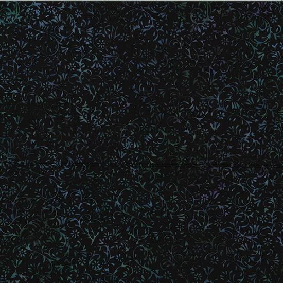 Hoffman:  Bali Batik - Cherry Pie - Swirly Flowers - V2535-215