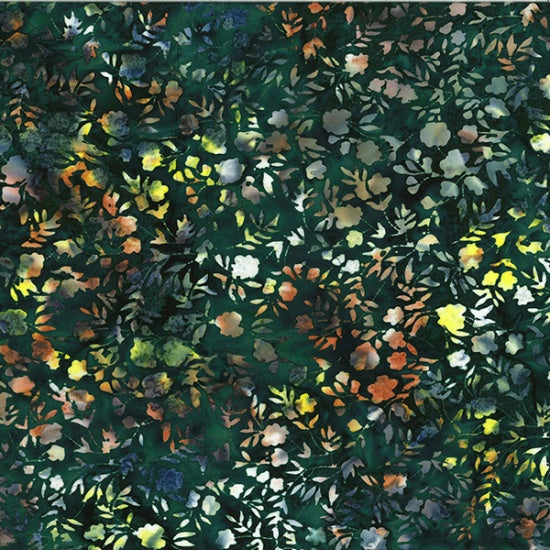 Hoffman:  Bali Batik - Ditsy Floral - Mallard - V2545-272