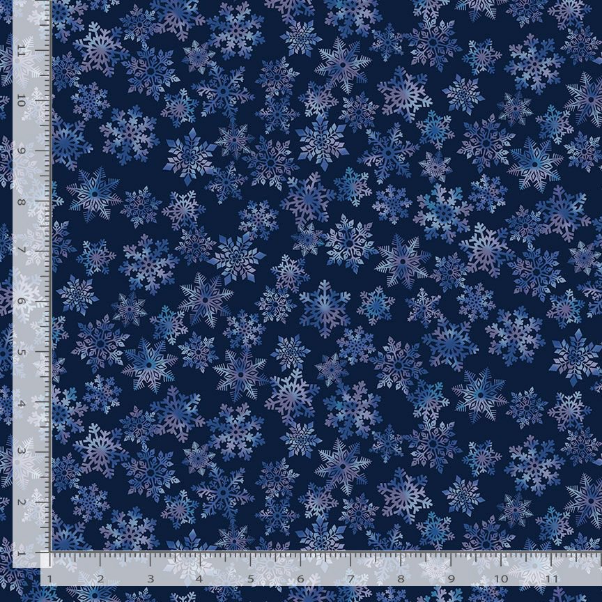 Timeless Treasures: Northern Lights - Snowflakes - CD3497