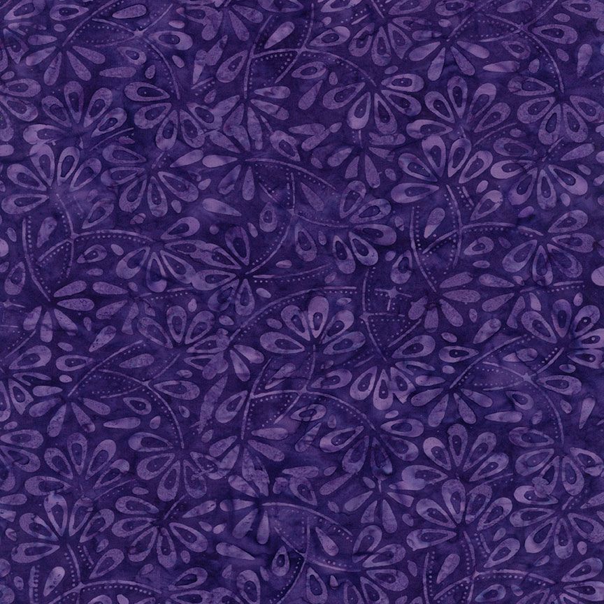 108" Quilt Back - Timeless Treasures - XTonga Batiks - Flower Field - B6746-Wide