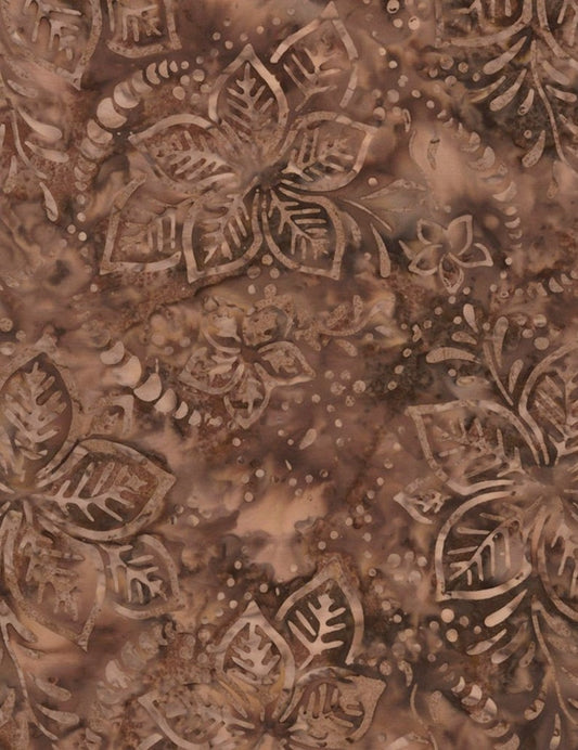 Batiks - Timeless Treasures: Tonga Batiks - Hibiscus - B6874-Clay