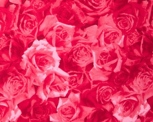 Andover: Market Flowers 2  - Packed Roses - A7226-E - Firetrail Designs