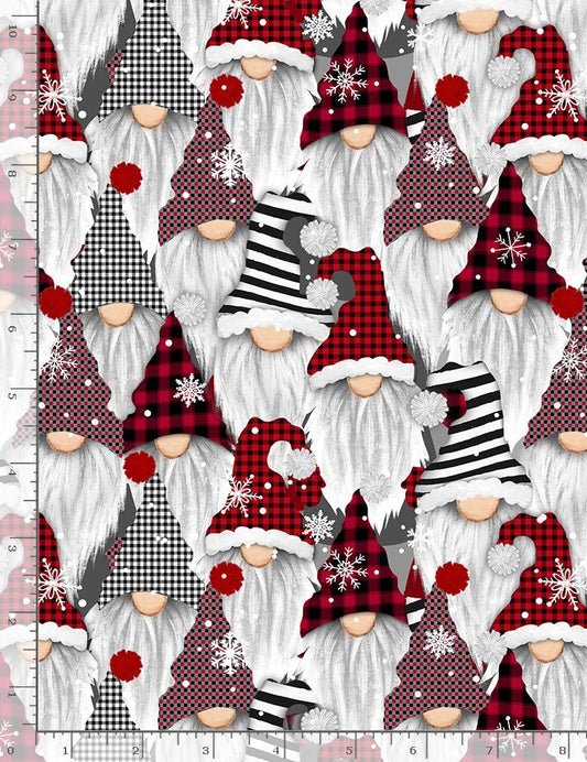 Timeless Treasures - Softie - Holiday Gnomes - PD8223-Softie - Minky