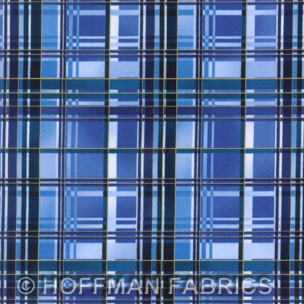 Hoffman: Antonella - Plaid -  Blue - L7291-7G