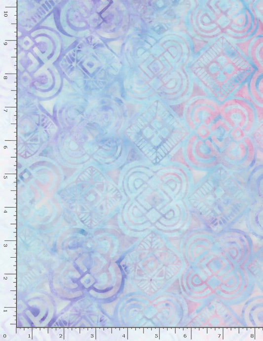 Batiks - Timeless Treasures: Tonga Batiks - Mediterranean Lilac - B6922